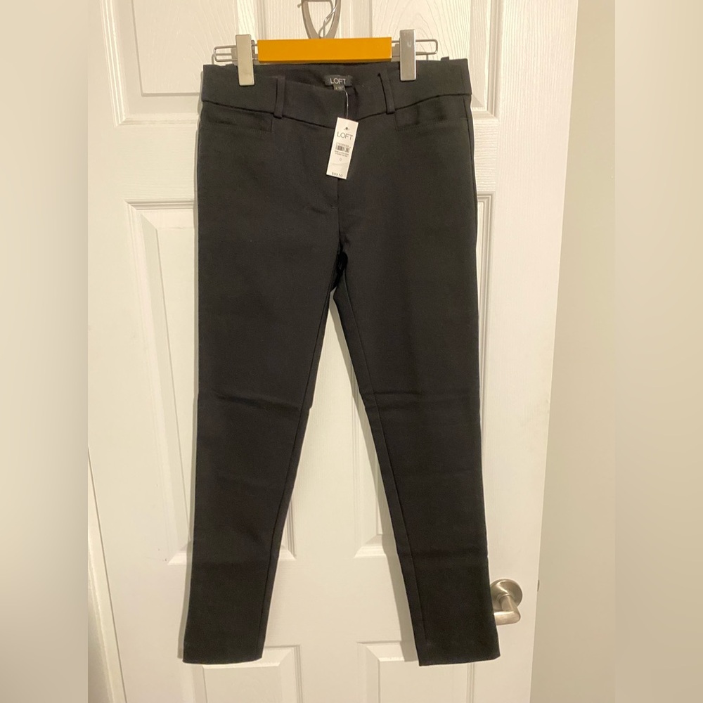 NWT Loft Black Black Pants
